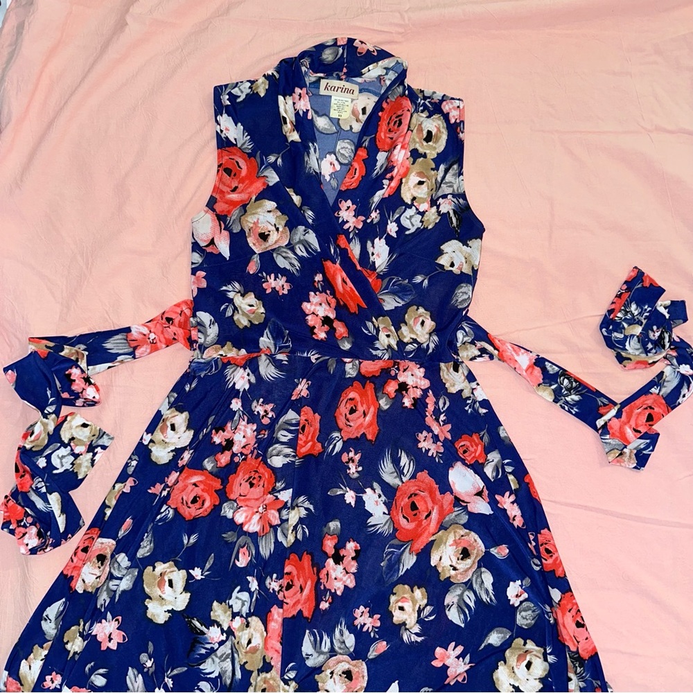 Floral Karina Ruby Dress